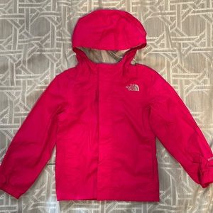North Face Girls XXS Size 5 HyVent windbreaker/rain jacket.
